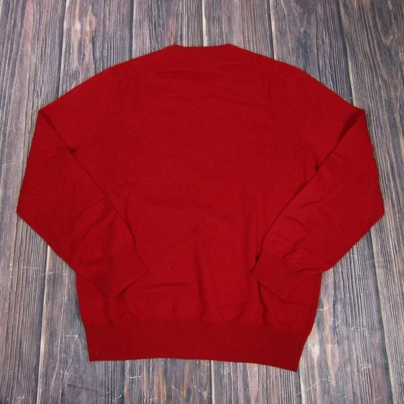 Ralph Lauren Polo Sweater Mens Large Cashmere Crewneck Pullover Soft Luxe